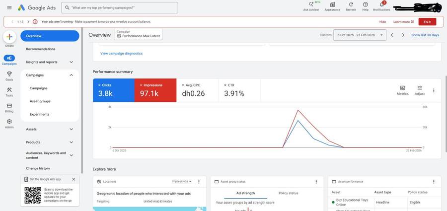 Google Ads search campaign